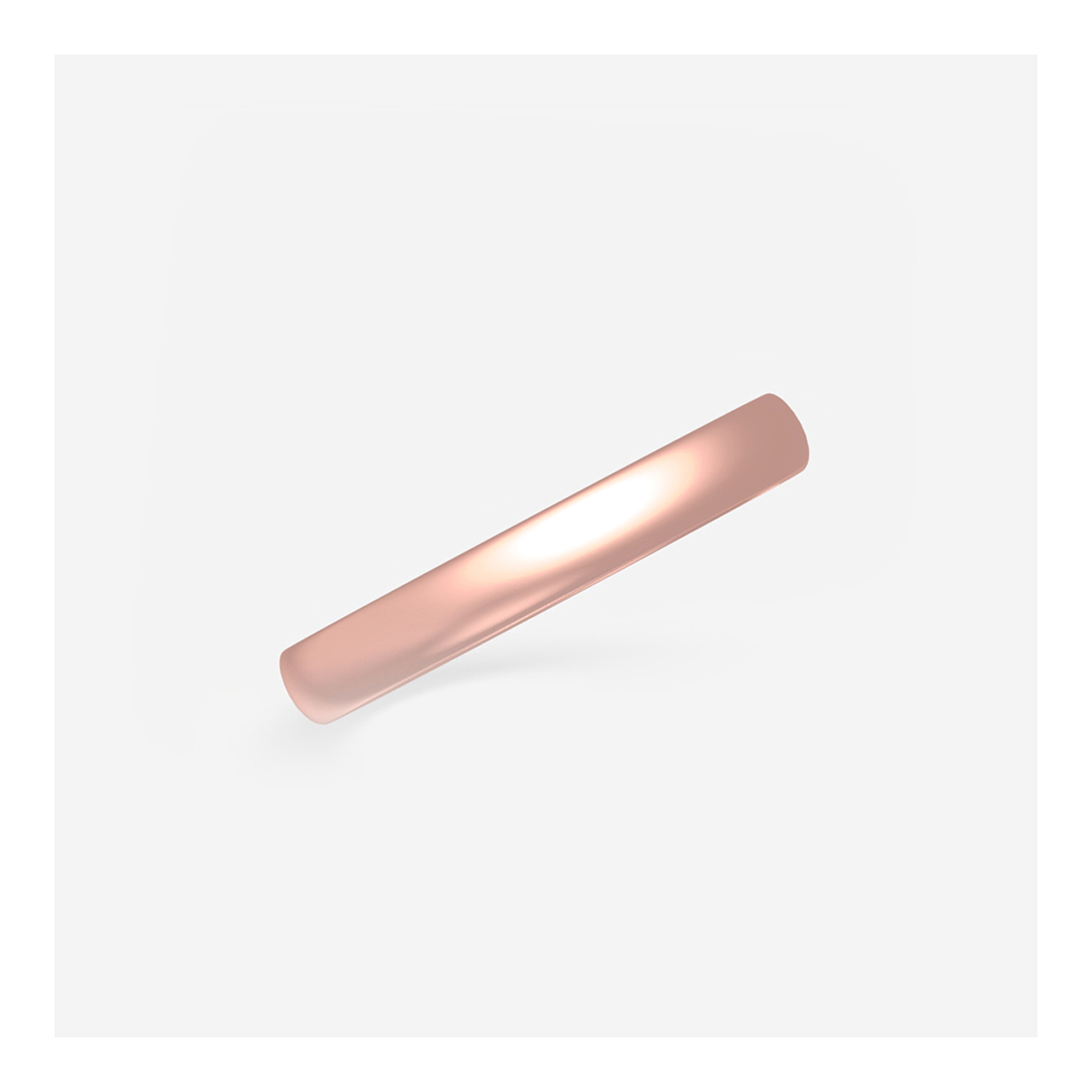 Additional Image 1 for  3mm Dome Wedding Band